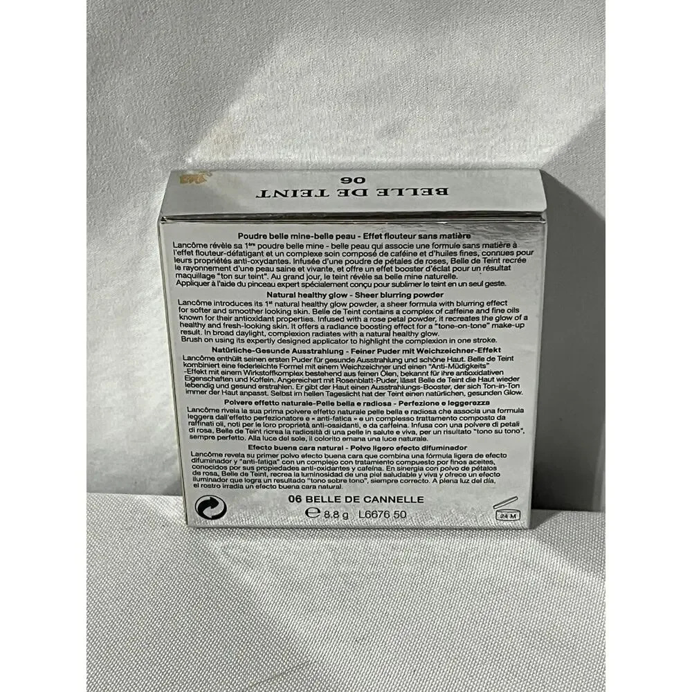 Lancome Belle De Teint Sheer Blurring Pressed Powder Healthy Glow- Shade 06